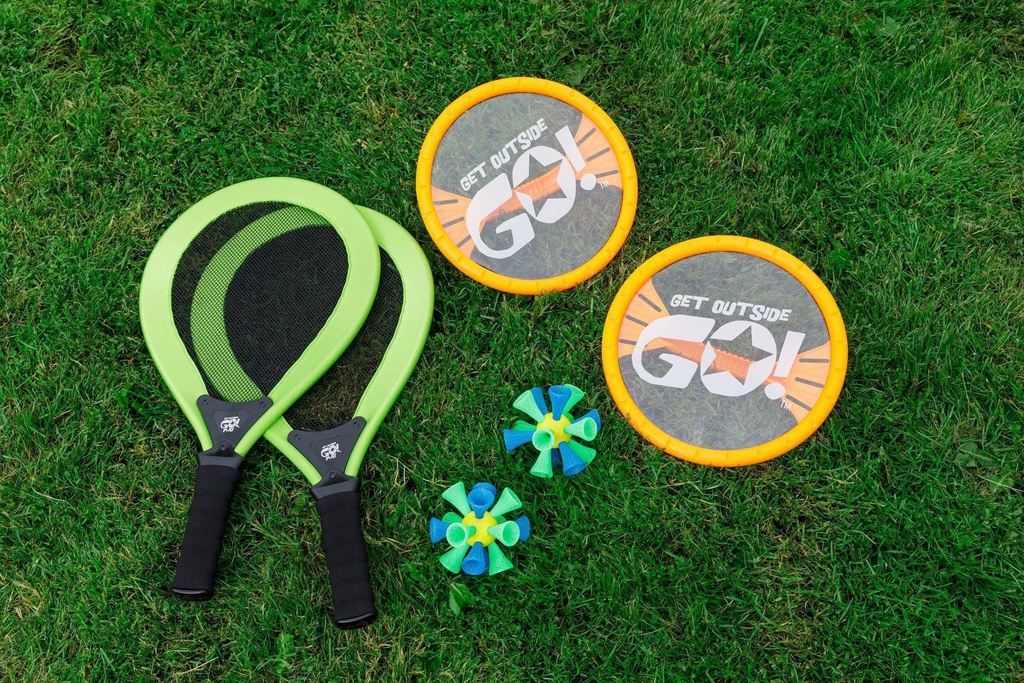 Bashminton & Boom Paddle Outdoor Game Set