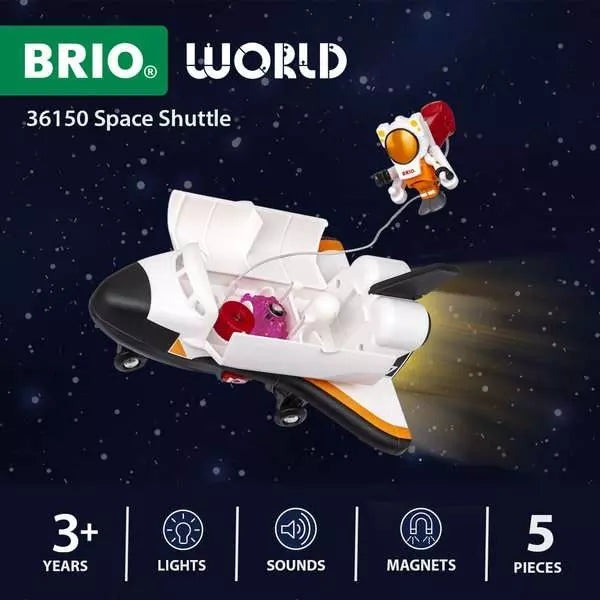BRIO World Space Shuttle with Lights & Sounds