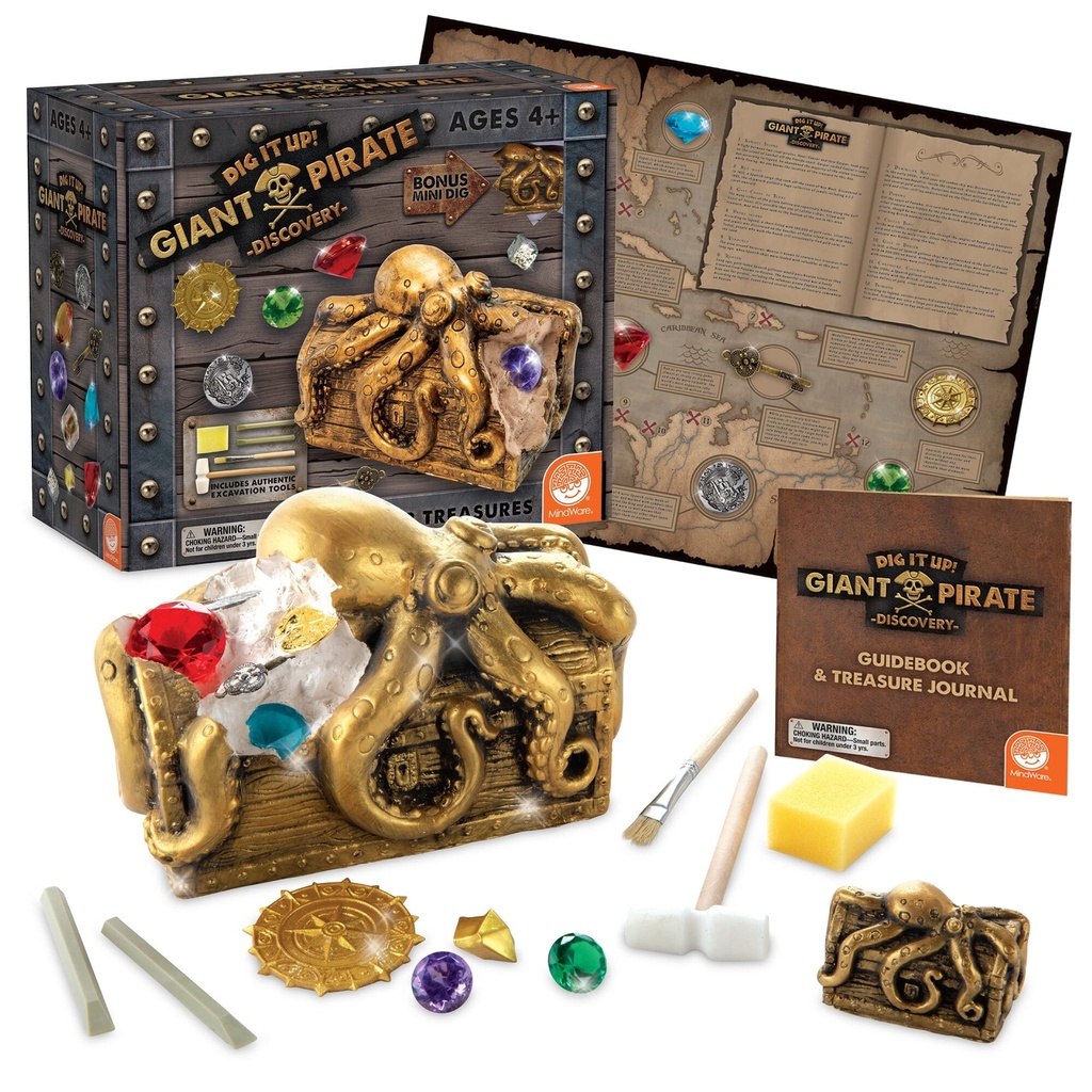 Dig It Up! Giant Pirate Treasure Excavation Kit