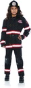 Black Firefighter Kids Costume