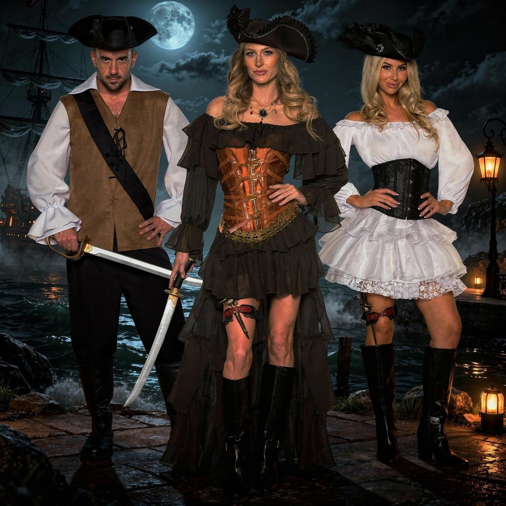 Blackheart Pirate Adult Costume