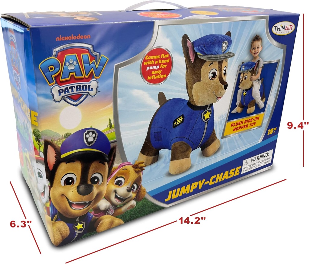 PAW Patrol Chase Jumpy - Box size