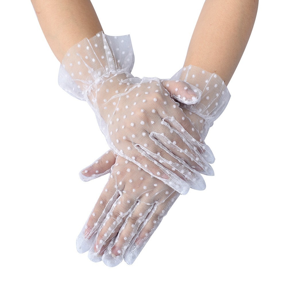 Short Lace Gloves - Adult 2