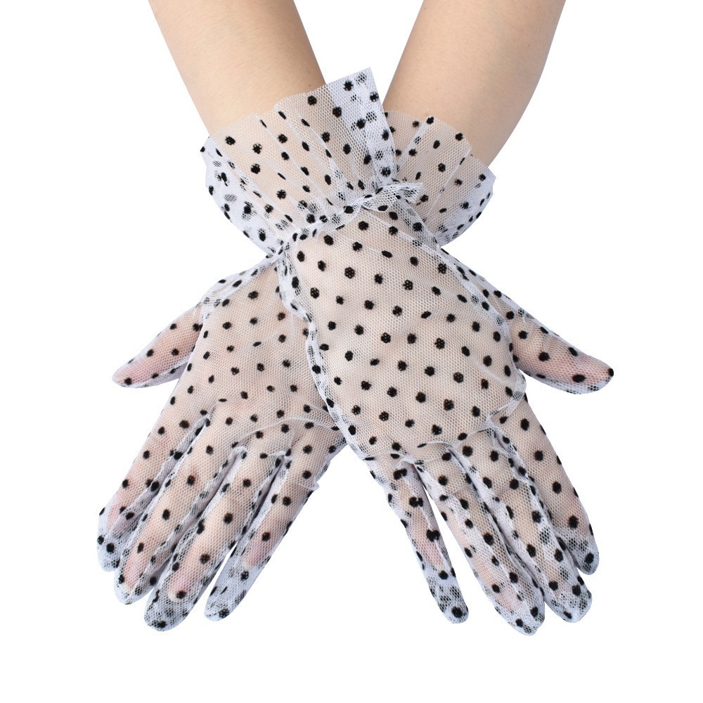 Short Lace Gloves - Adult 3