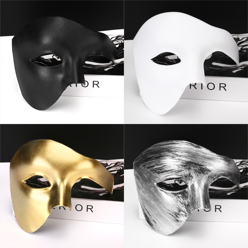 Blank Phantom Half Mask 2