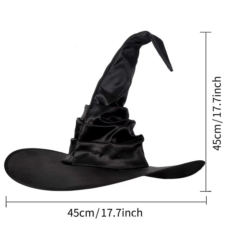 Black Witch Hat 58cm 2