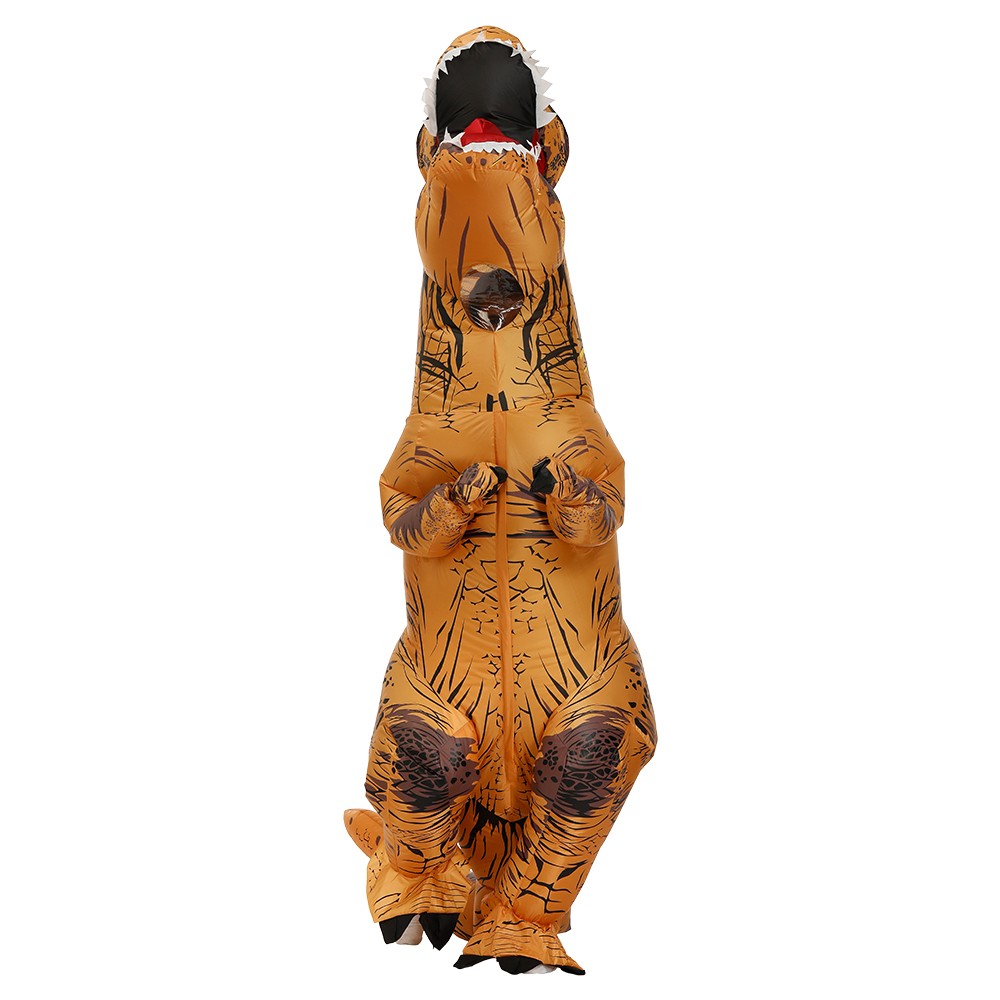 Inflatable T-Rex Adult Costume (Brown) 2
