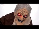 Animated Haunted Housekeeper with Stand, Light, Sound & Move – video