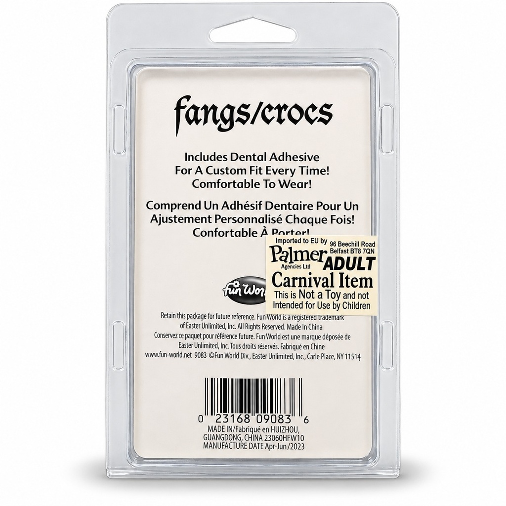 Vampire Fangs – back of pack