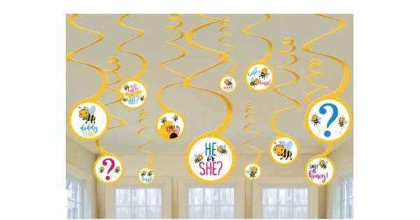 Hanging Swirl Decorations