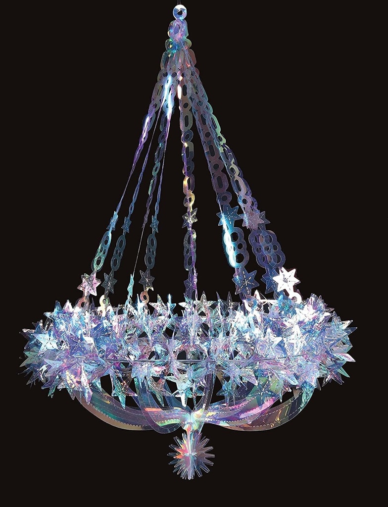 (22 WX31H) Inch Chandelier-Iridescent