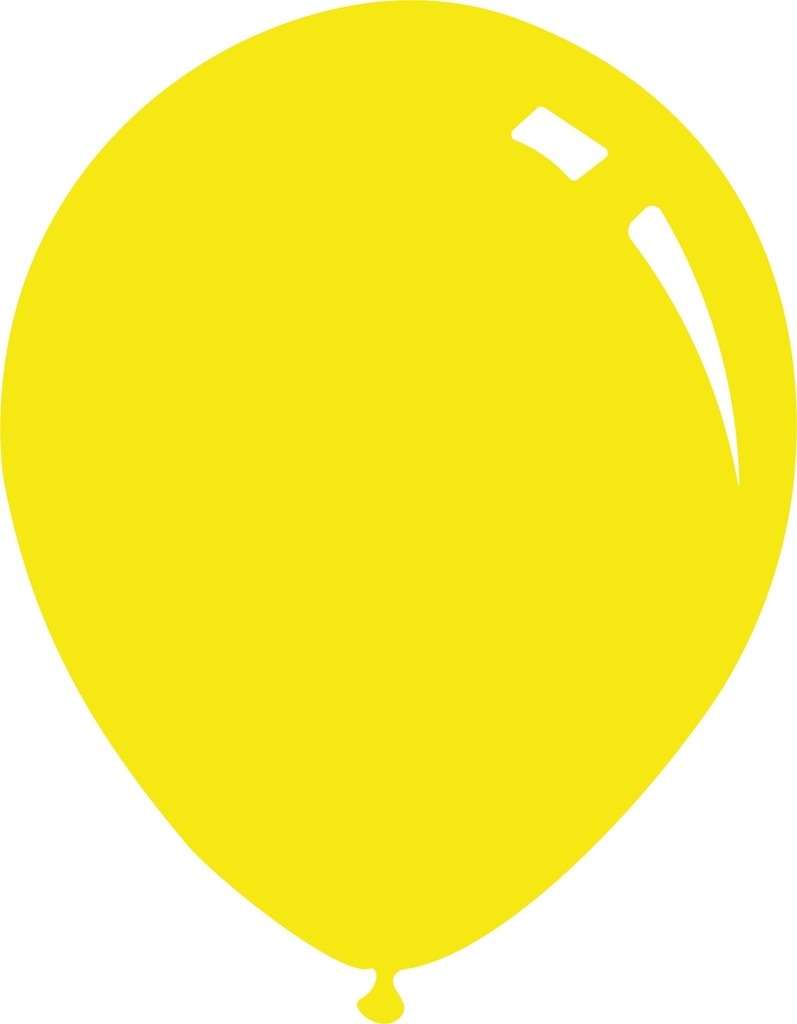 11 Inch Latex Balloons  100ct-Yellow