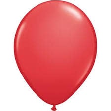 11 Inch Qualatex Latex 100ct - Standard Red