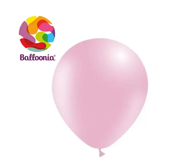 12 Inch Balloonia Latex Balloons 100ct-Pink Blush