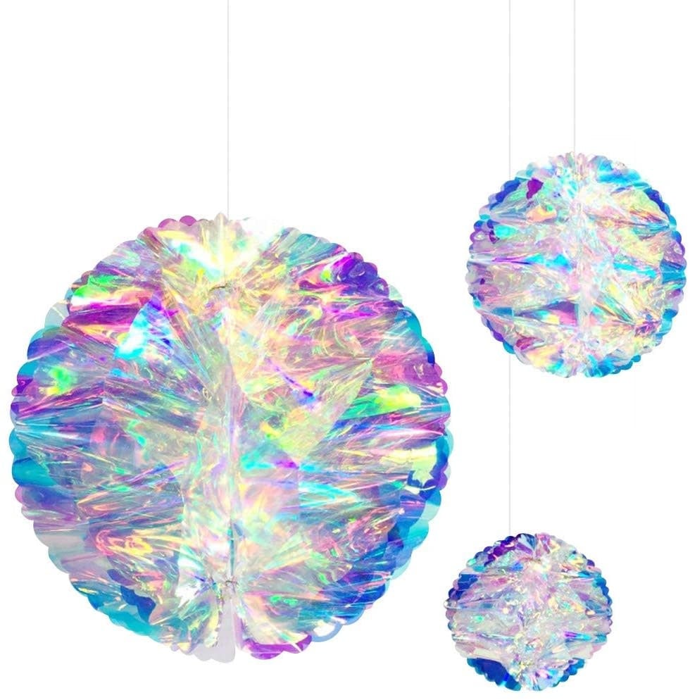 12 Inch Honeycomb Ball-Iridescent