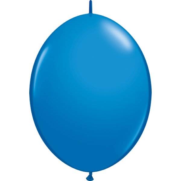 12" Qltx Qlink Latex Balloons 50ct - Dark Blue