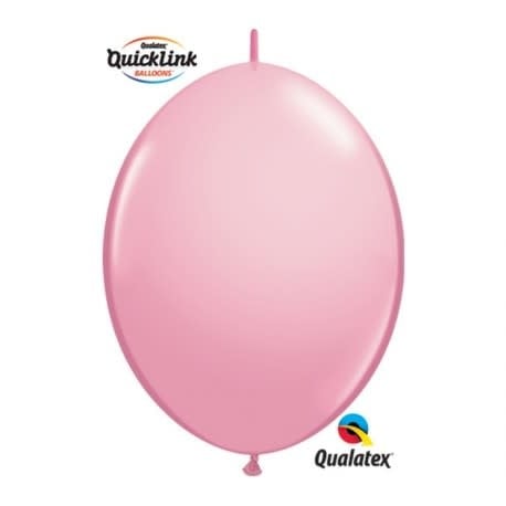 12" Qltx Qlink Latex Balloons 50ct - Pink