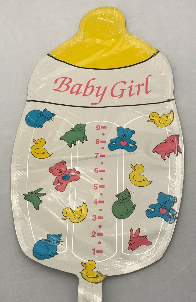 14 Inch Airfill Mylar Balloon-Its A Girl