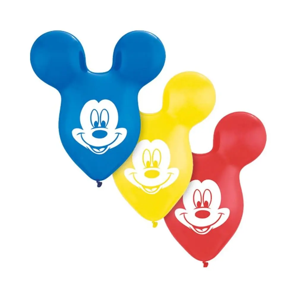 15 Inch Qualatex Printed Latex Balloons Fp Pk/5-Mickey Ears
