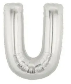 40 Inch Mylar Balloon Letter U 