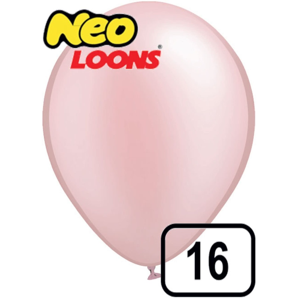 16 Inch Latex Balloons 50ct-Pastel Matt Pink