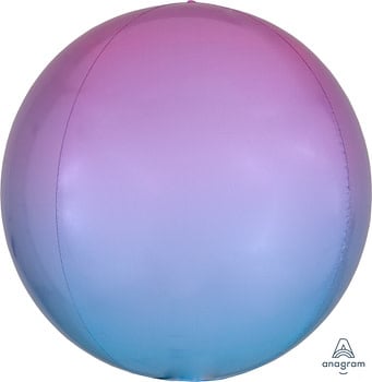 16 Inch Orbz - Ombré Orbz® XL™- Pastel Pink & Blue