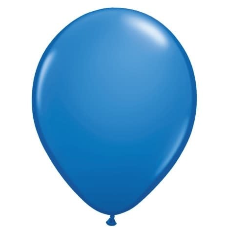 16" Qltx Round Latex 50ct - Dark Blue