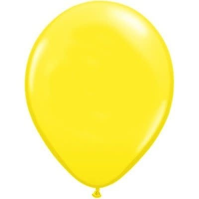 16" Qltx Round Latex 50ct - Yellow
