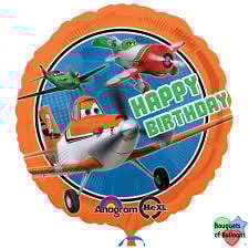 17"  Disney Planes Bday Standard Hx