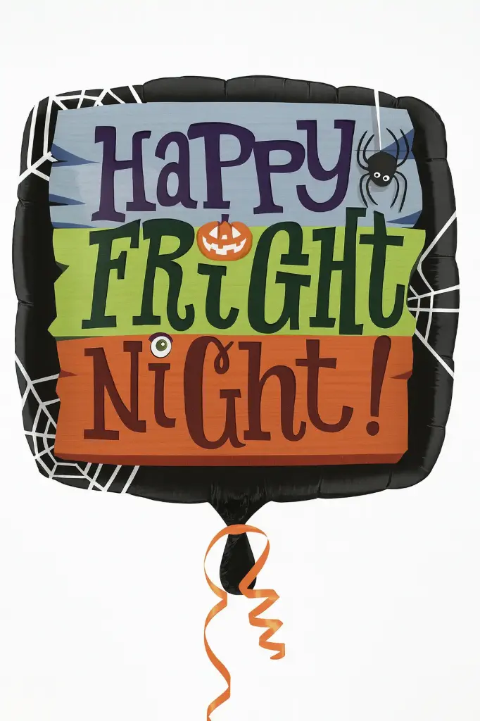18 Inch Happy Fright Night Foil Balloon