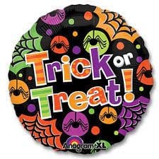 18 Inch Trick Or Treat Spider Foil Balloon