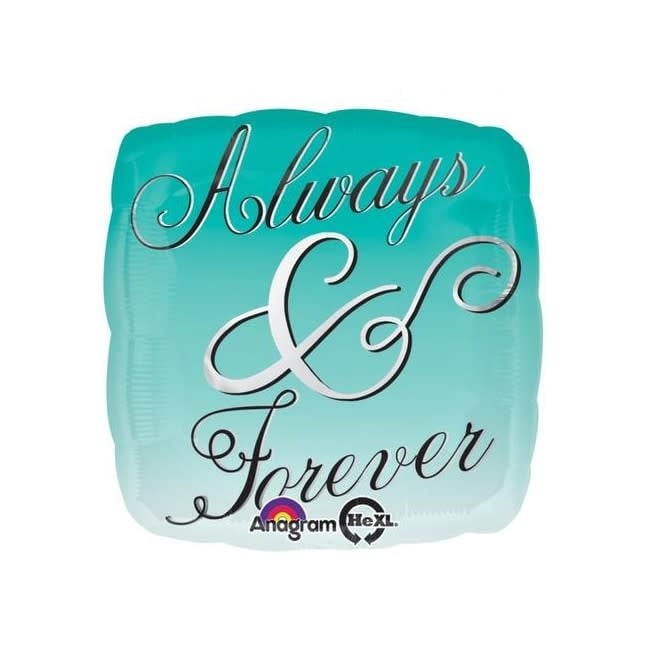 بالون تدرج ألوان "Always And Forever" - 18 إنش