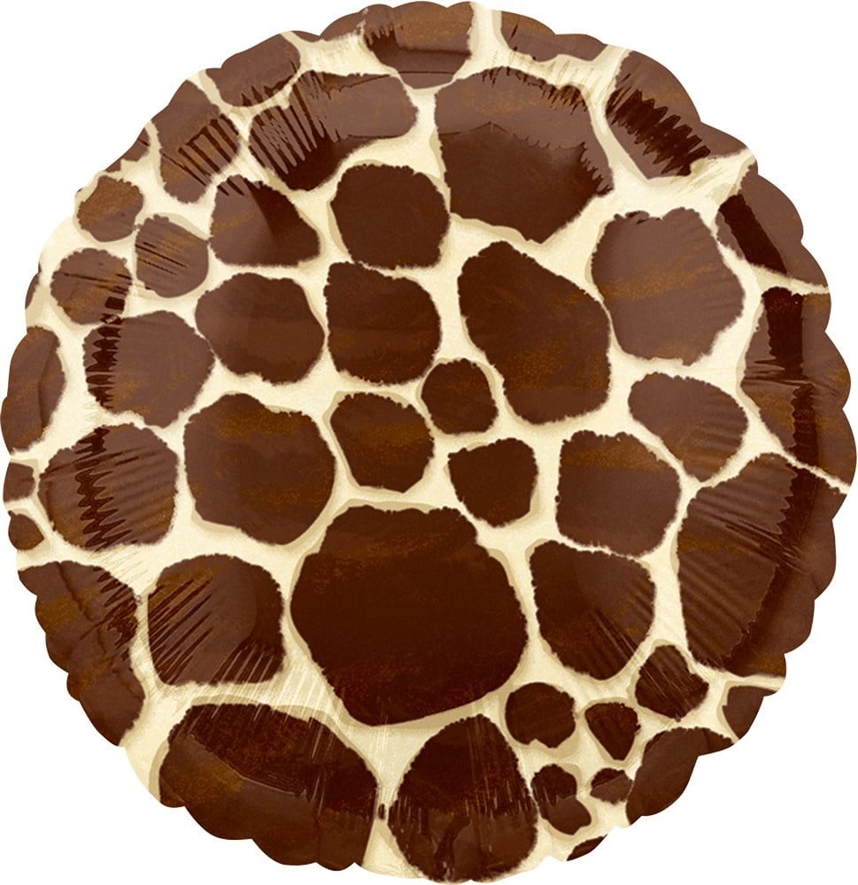 18" Giraffe Foil - Flat Jungle Animals