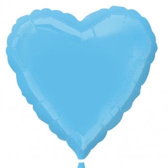 18" Heart Pale Blue Valentine