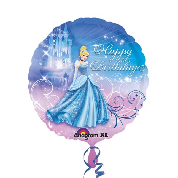 18" Mylar - Cinderella Bday