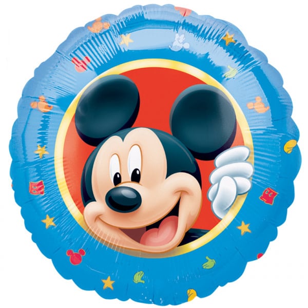 18 Inch Round Mylar Balloon-Mickey Portrait