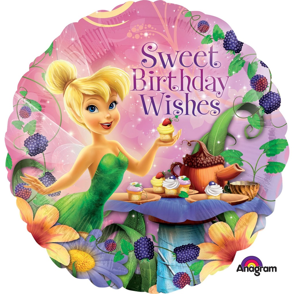 18" Tinkerbell Bday Wishes