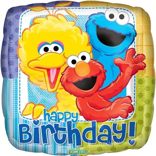 18'' Sesame Street Bday Foil