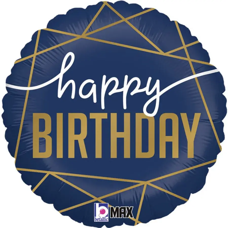 18? Navy Birthday Foil Balloon