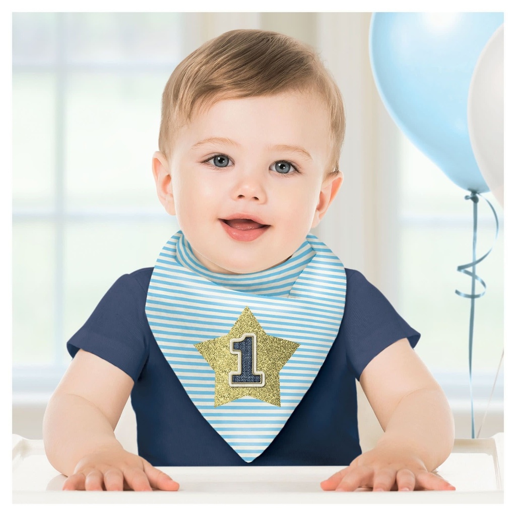 1st Birthday Boy Bib First Birthday Boy