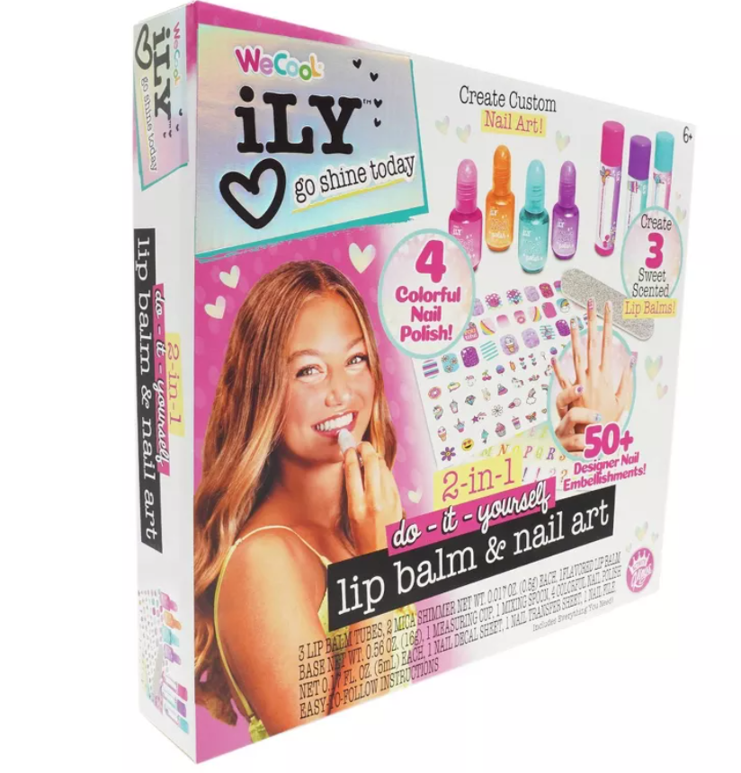 2 In 1 Lip Balm & Nail Art Arts & Crafts
