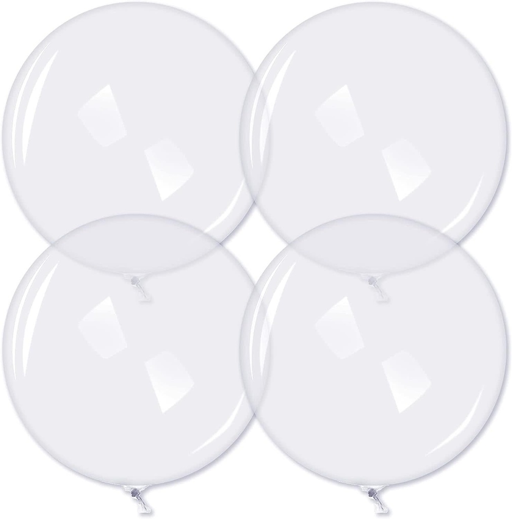 2 Pcs 20 Inch bobo  Clear Bubble Balloon
