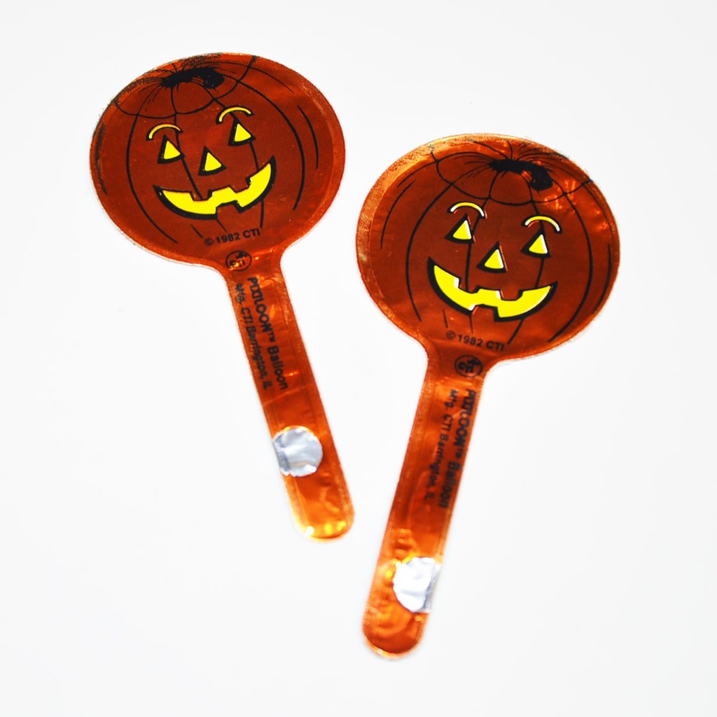  2 Inch Mylar Balloon Halloween Pumpkin