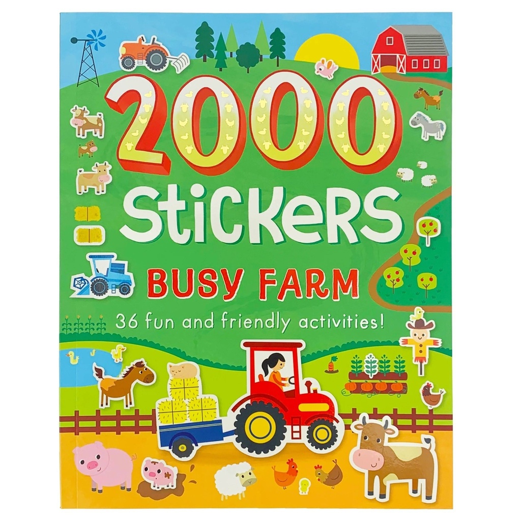 2000 Stickers Busy Farm Barn & Western