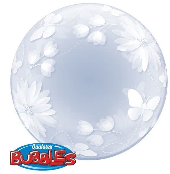 24 Inch Mylar Bubble Balloon-Fancy Fillingree
