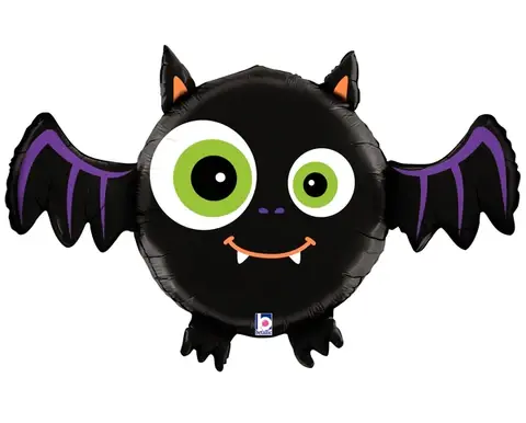 28 Inch Multi Sided Dimensional Bat Foil Balloon
