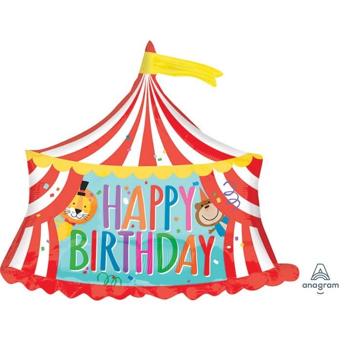 28" Circus Tent Hbd Shp - Flt Circus