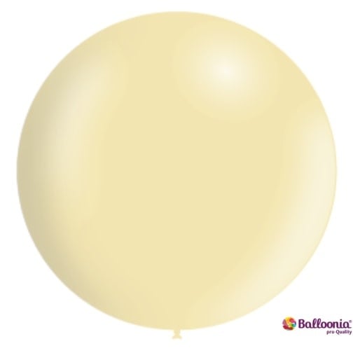 3 ft (36 Inch) Balloonia Round Latex Balloon 2/pk-Yellow