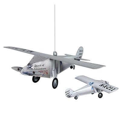 3-D Airplane Centerpiece Travel-Around the World