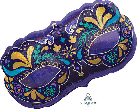 30 Inch Mylar Balloon Shape-Night in Disguise Holographic